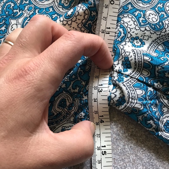 Anthropologie Feather & Bone Paisley Crop Pants 8 - Picture 7 of 9